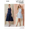 Vogue Pattern V2103 Misses Dress in Two Lengths and Tie Belt 2103 Image 1 From Patternsandplains.com