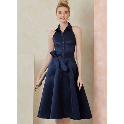Vogue Pattern V2103 Misses Dress in Two Lengths and Tie Belt 2103 Image 3 From Patternsandplains.com