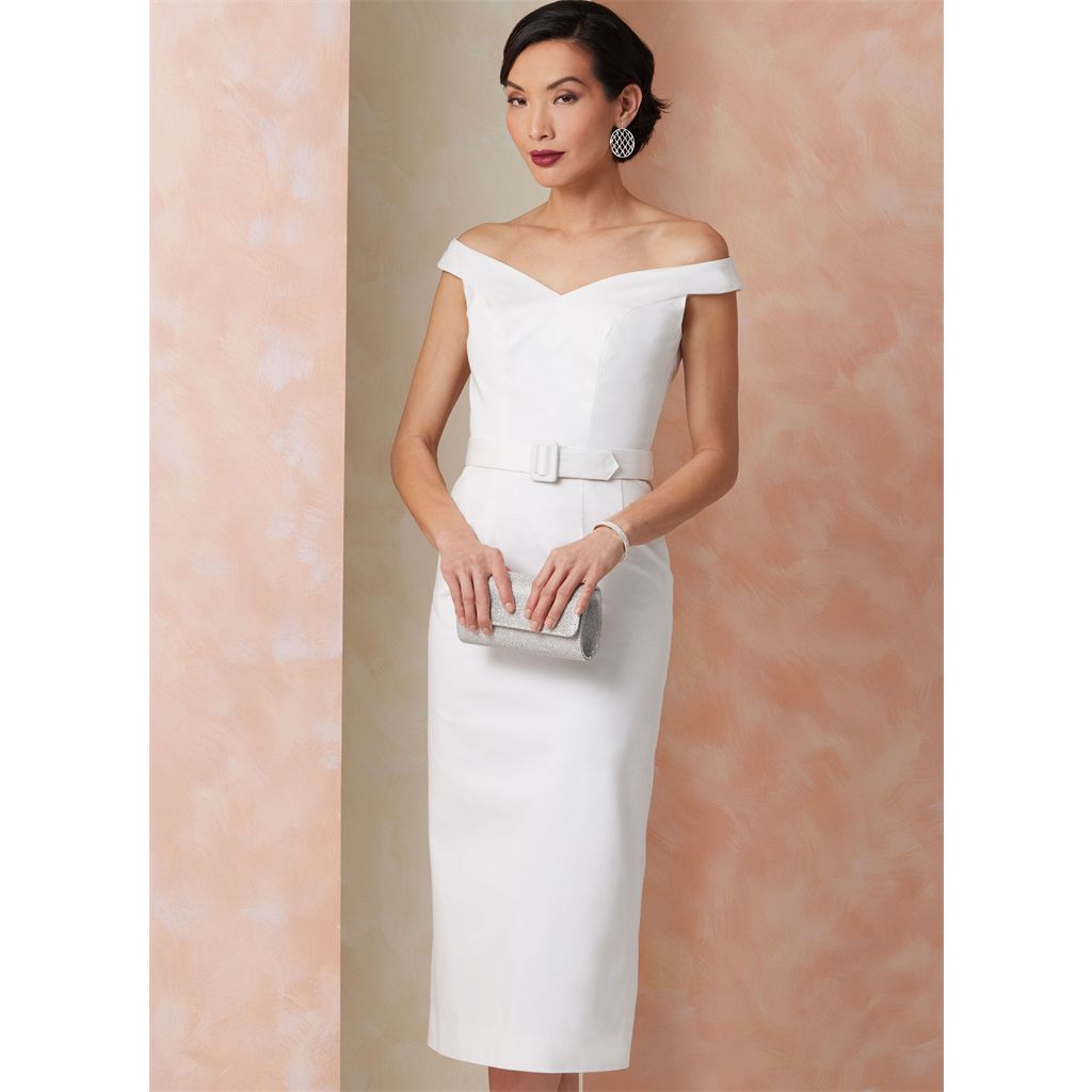 Vogue Pattern V2105 Misses Dress with Petite Lines and Belt 2105 Image 2 From Patternsandplains.com