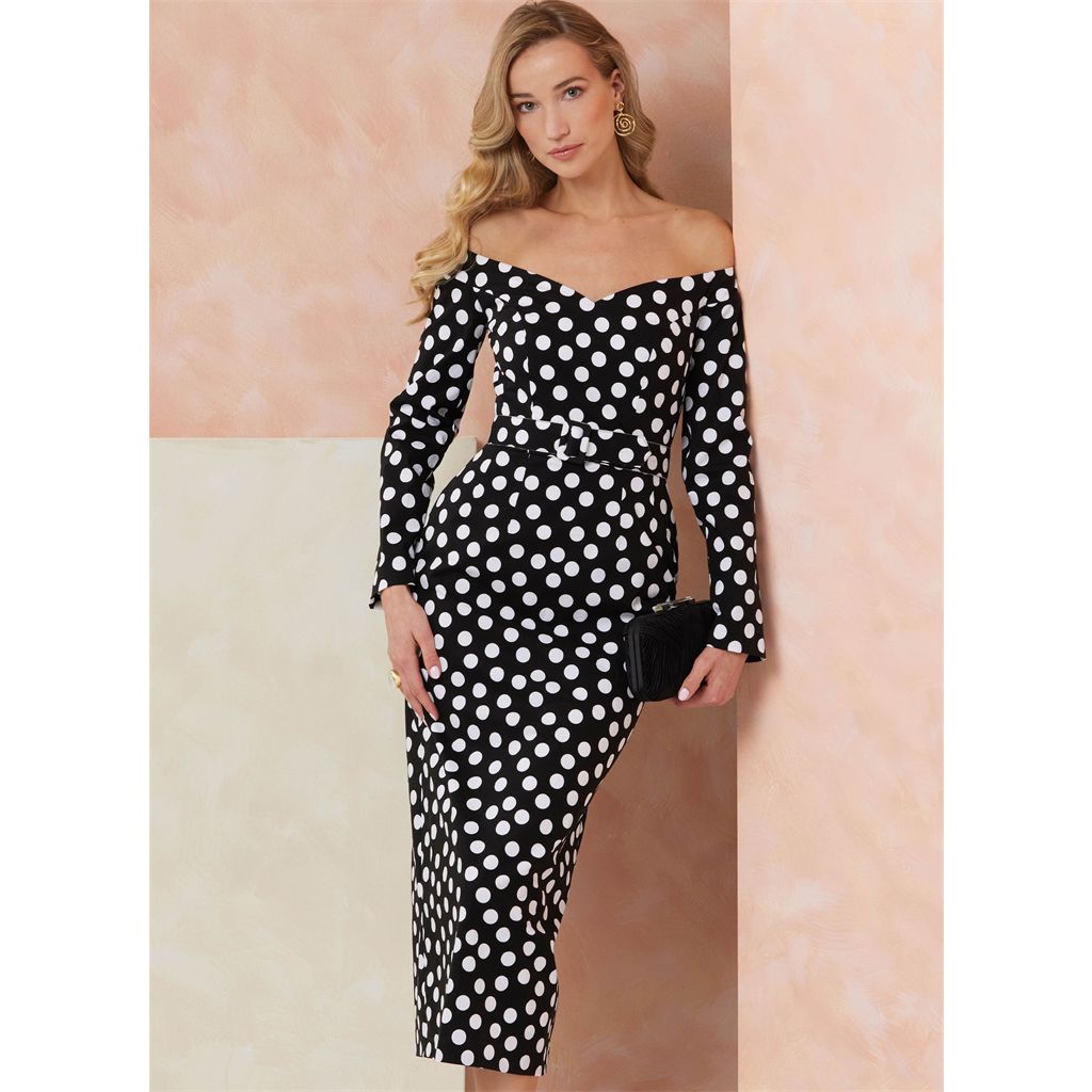 Vogue Pattern V2105 Misses Dress with Petite Lines and Belt 2105 Image 3 From Patternsandplains.com