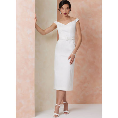 Vogue Pattern V2105 Misses Dress with Petite Lines and Belt 2105 Image 4 From Patternsandplains.com