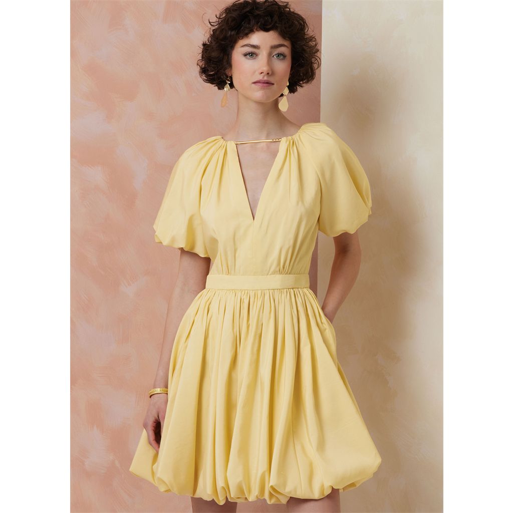 Vogue Pattern V2106 Misses Dress in Two Lengths 2106 Image 2 From Patternsandplains.com