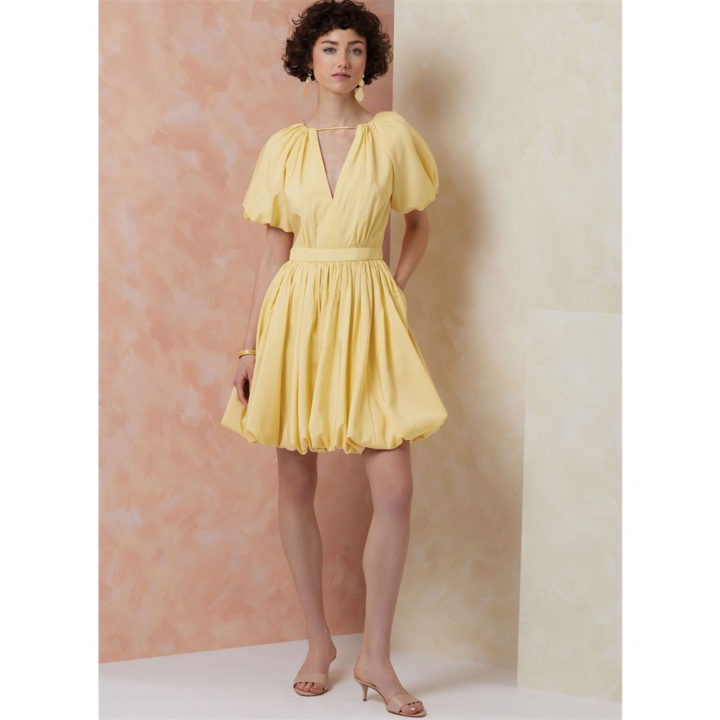 Vogue Pattern V2106 Misses Dress in Two Lengths 2106 Image 4 From Patternsandplains.com