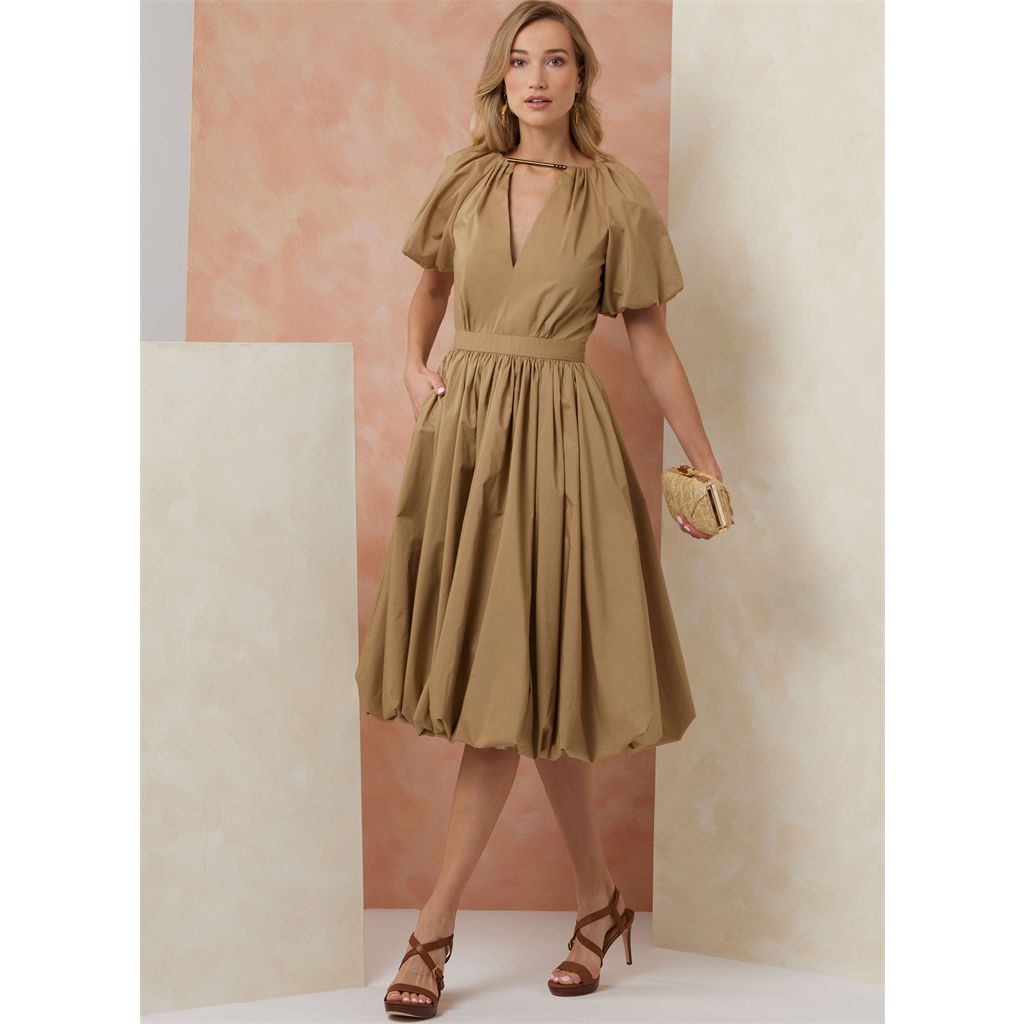 Vogue Pattern V2106 Misses Dress in Two Lengths 2106 Image 5 From Patternsandplains.com