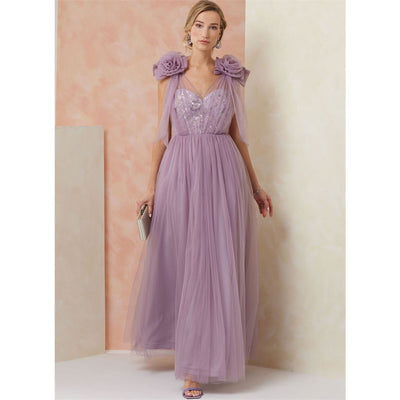 Vogue Pattern V2108 Misses Gown by Badgley Mischka 2108 Image 2 From Patternsandplains.com