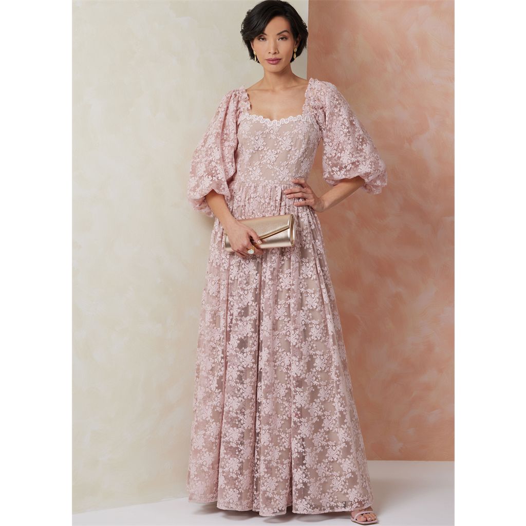 Vogue Pattern V2109 Misses Gown in Two Lengths 2109 Image 3 From Patternsandplains.com