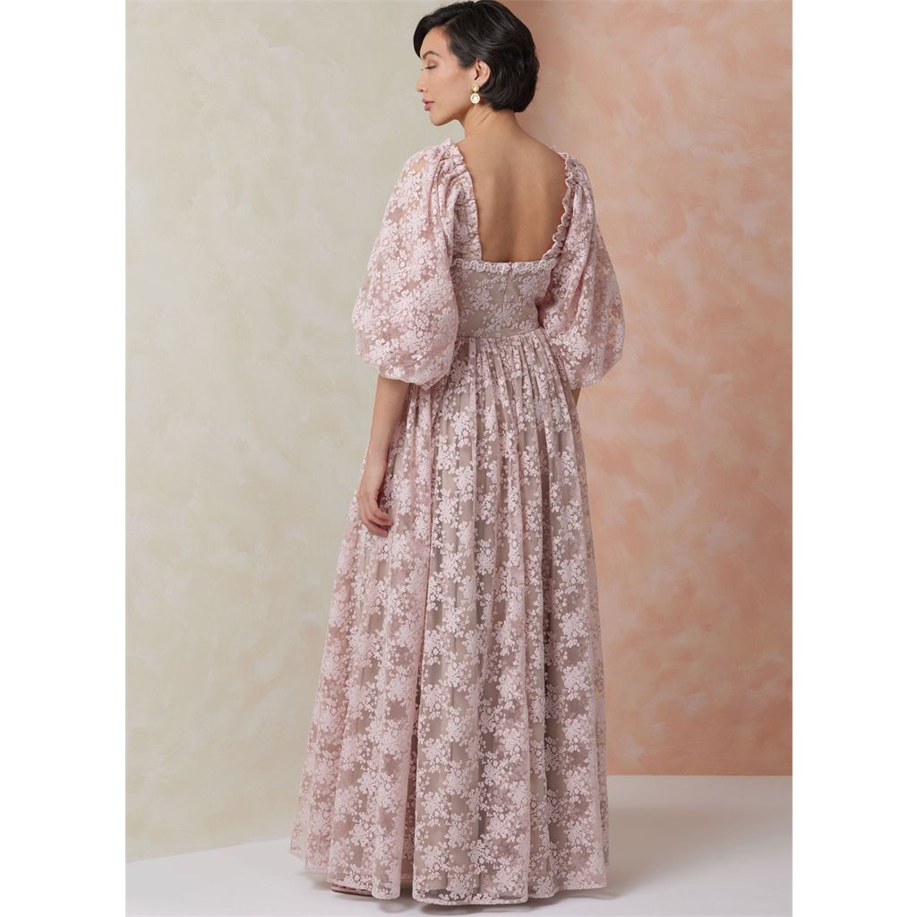 Vogue Pattern V2109 Misses Gown in Two Lengths 2109 Image 6 From Patternsandplains.com