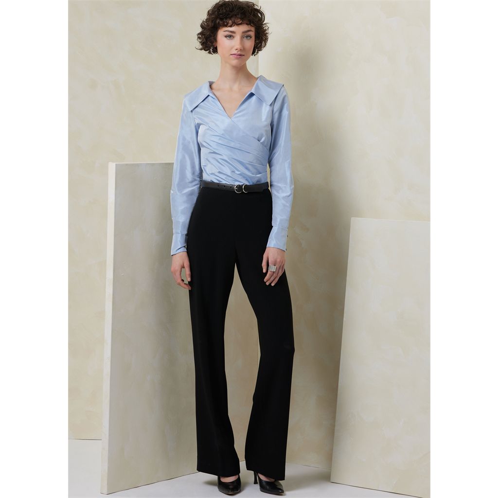 Vogue Pattern V2113 Misses Top with Sleeve Variations 2113 Image 5 From Patternsandplains.com