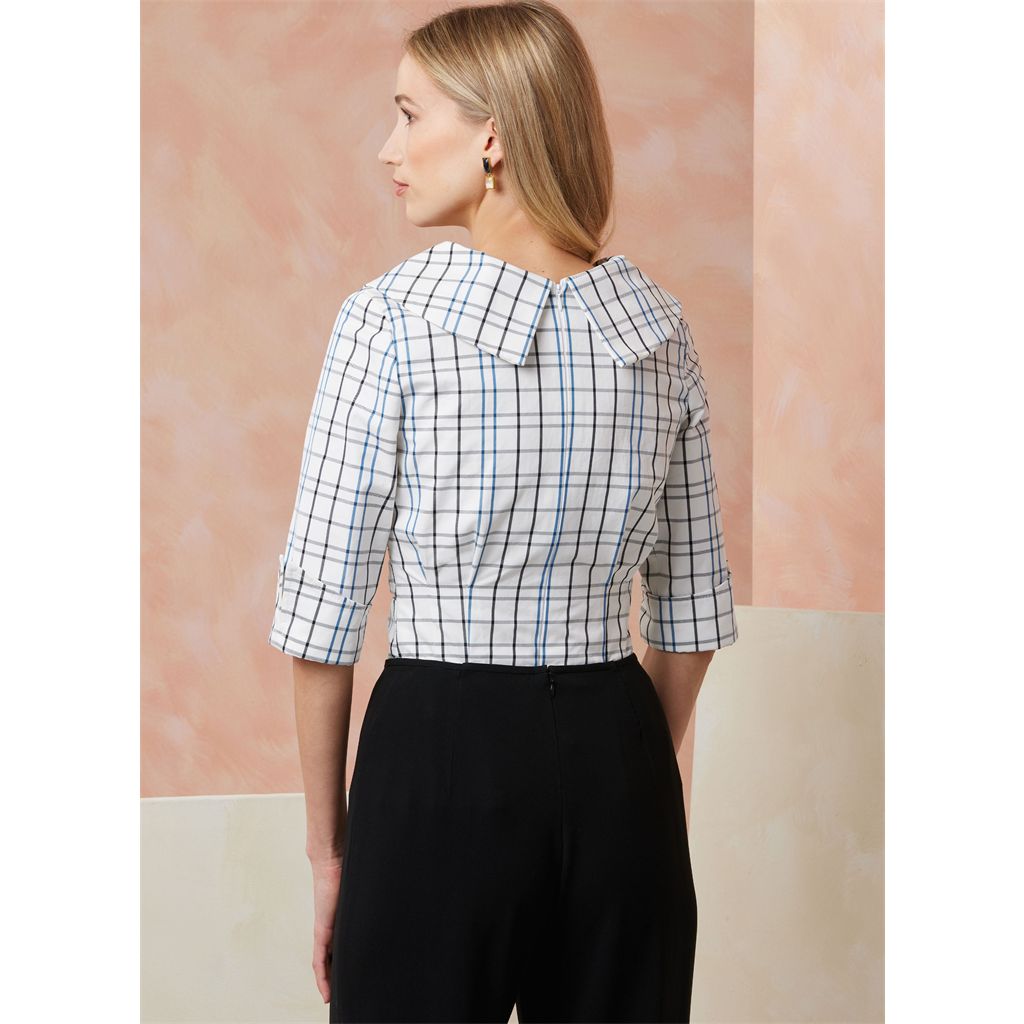 Vogue Pattern V2113 Misses Top with Sleeve Variations 2113 Image 6 From Patternsandplains.com