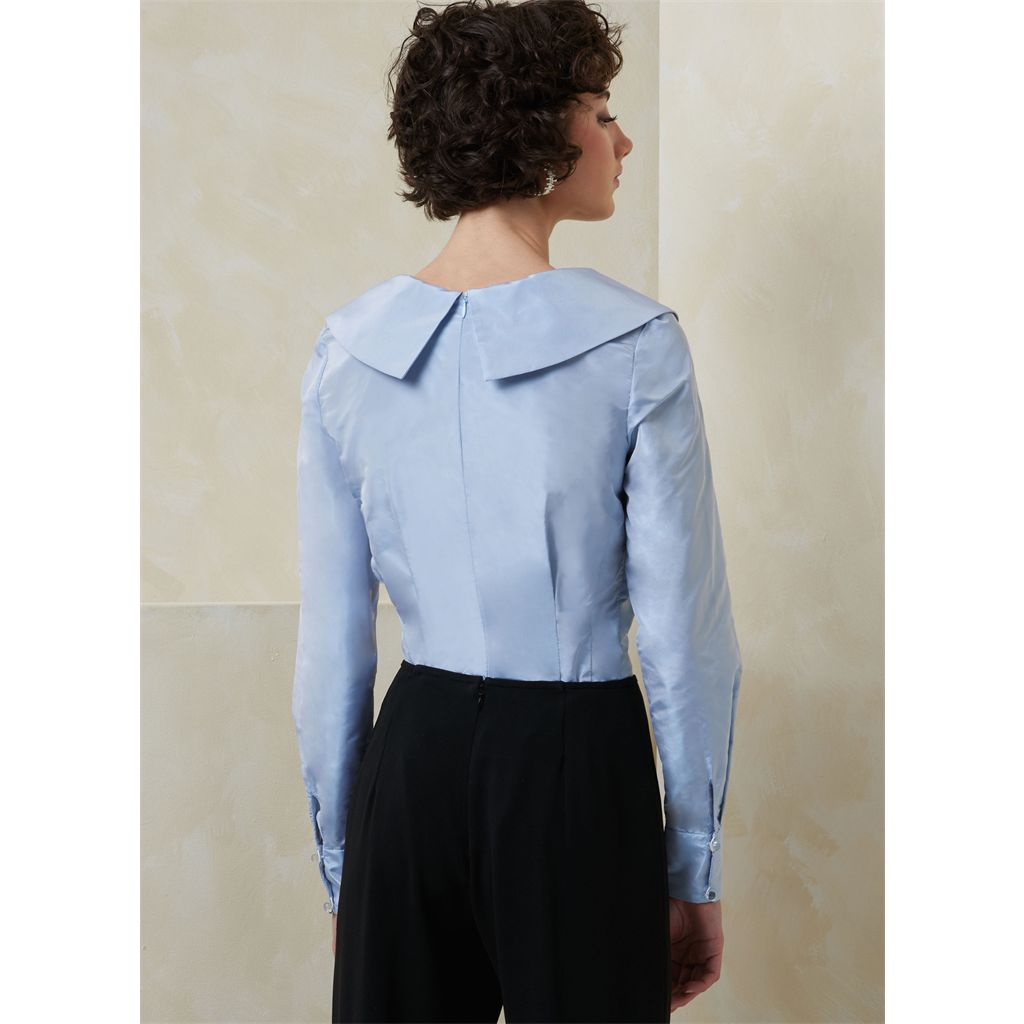 Vogue Pattern V2113 Misses Top with Sleeve Variations 2113 Image 7 From Patternsandplains.com