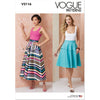 Vogue Pattern V2116 Misses Skirt in Two Lengths 2116 Image 1 From Patternsandplains.com
