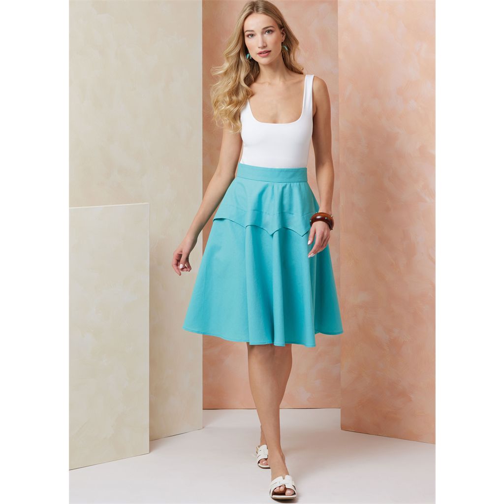 Vogue Pattern V2116 Misses Skirt in Two Lengths 2116 Image 4 From Patternsandplains.com