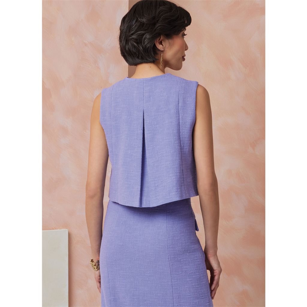 Vogue Pattern V2118 Misses Top and Skirt 2118 Image 4 From Patternsandplains.com