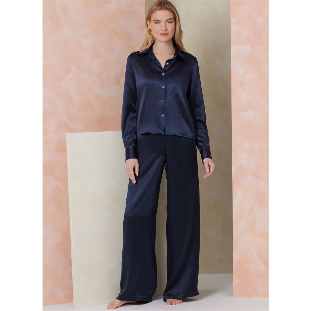 Vogue Pattern V2119 Misses Pyjamas 2119 Image 4 From Patternsandplains.com