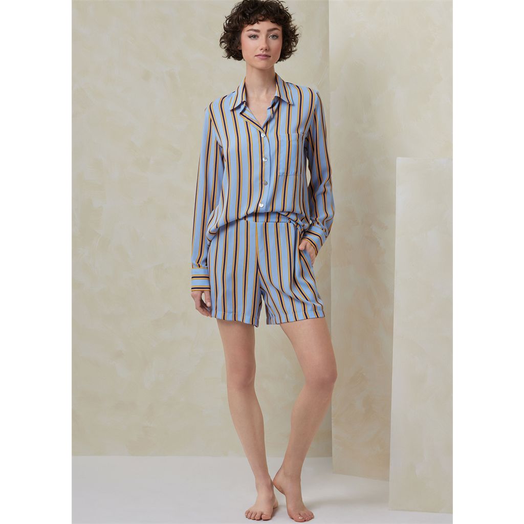 Vogue Pattern V2119 Misses Pyjamas 2119 Image 5 From Patternsandplains.com