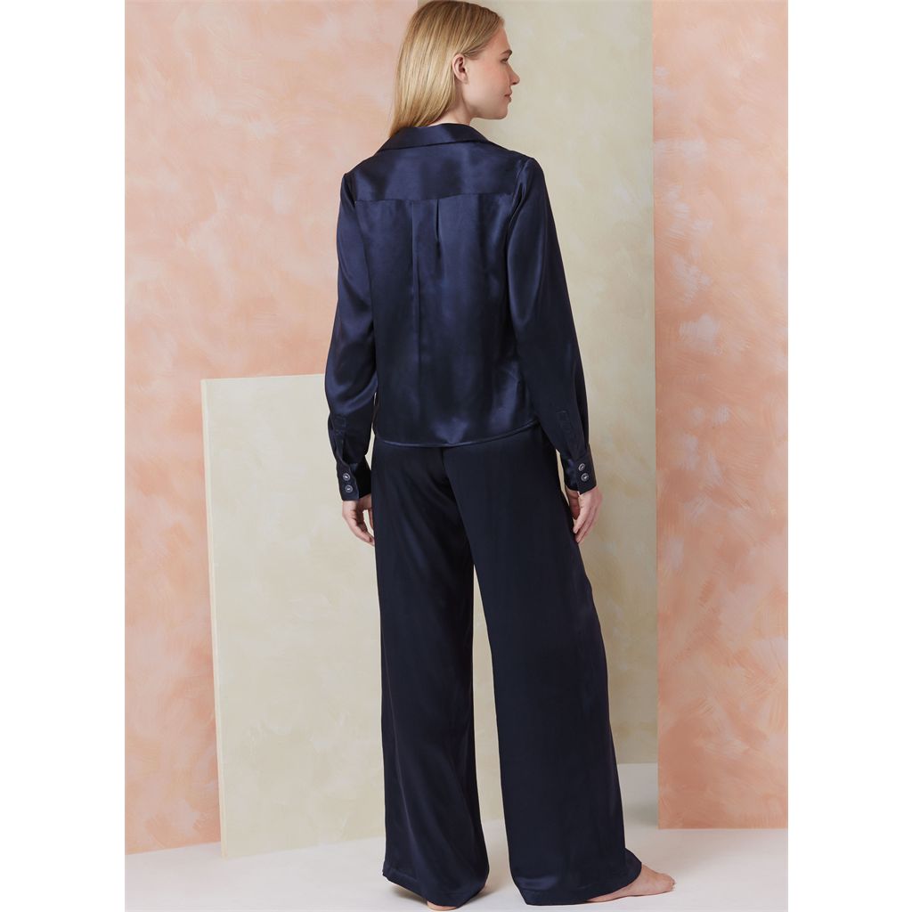 Vogue Pattern V2119 Misses Pyjamas 2119 Image 8 From Patternsandplains.com