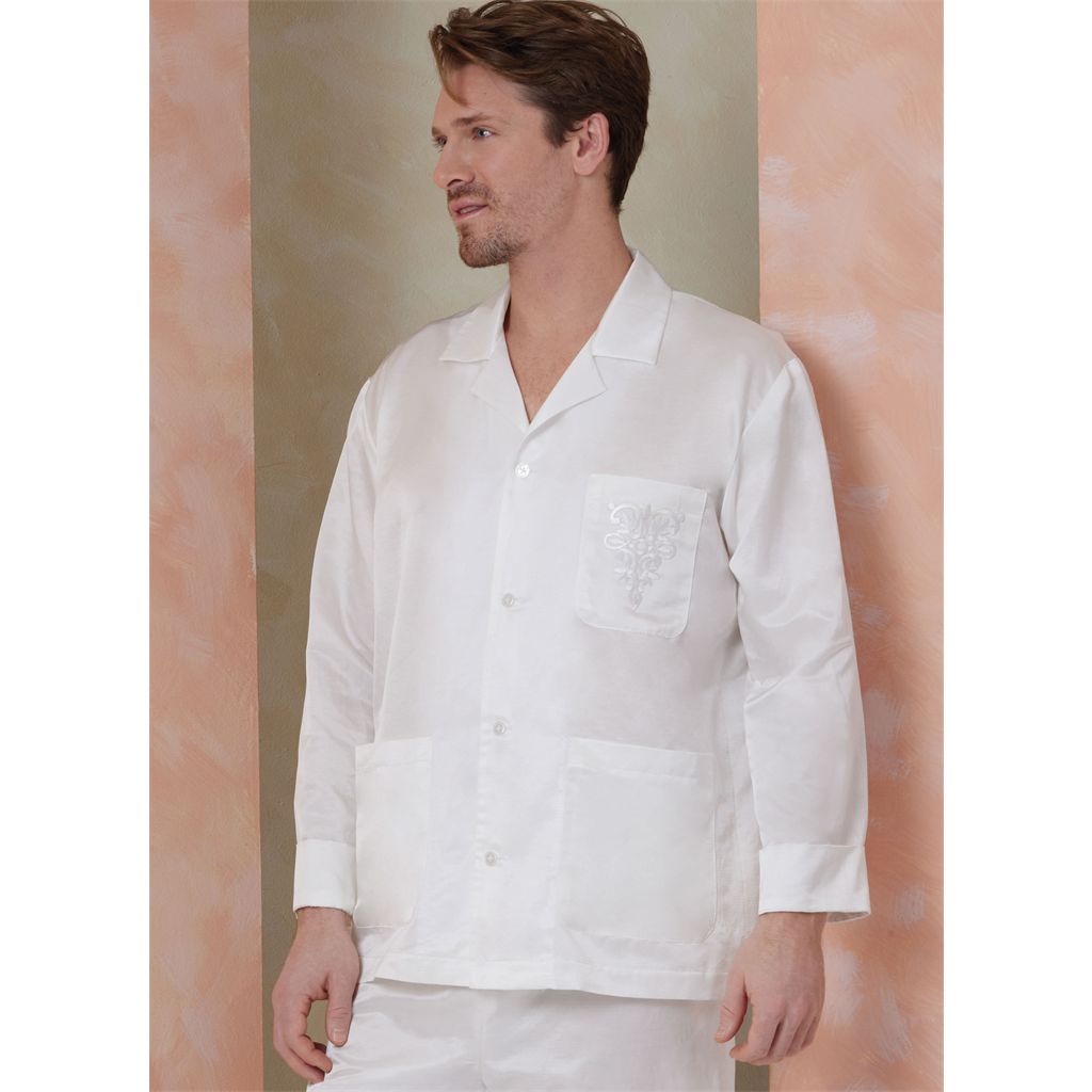 Vogue Pattern V2121 Mens PYjamas 2121 Image 3 From Patternsandplains.com