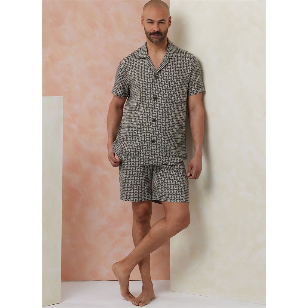 Vogue Pattern V2121 Mens PYjamas 2121 Image 4 From Patternsandplains.com