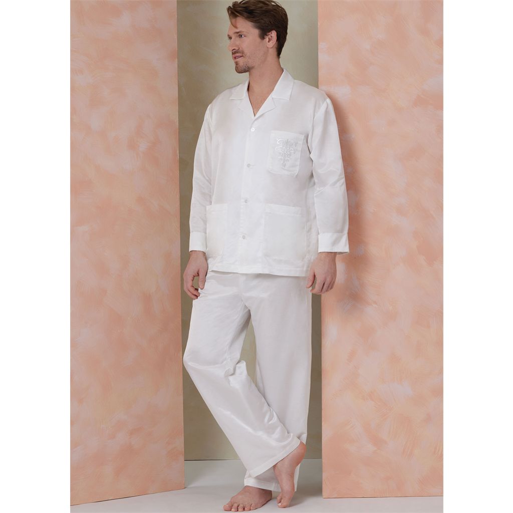 Vogue Pattern V2121 Mens PYjamas 2121 Image 5 From Patternsandplains.com