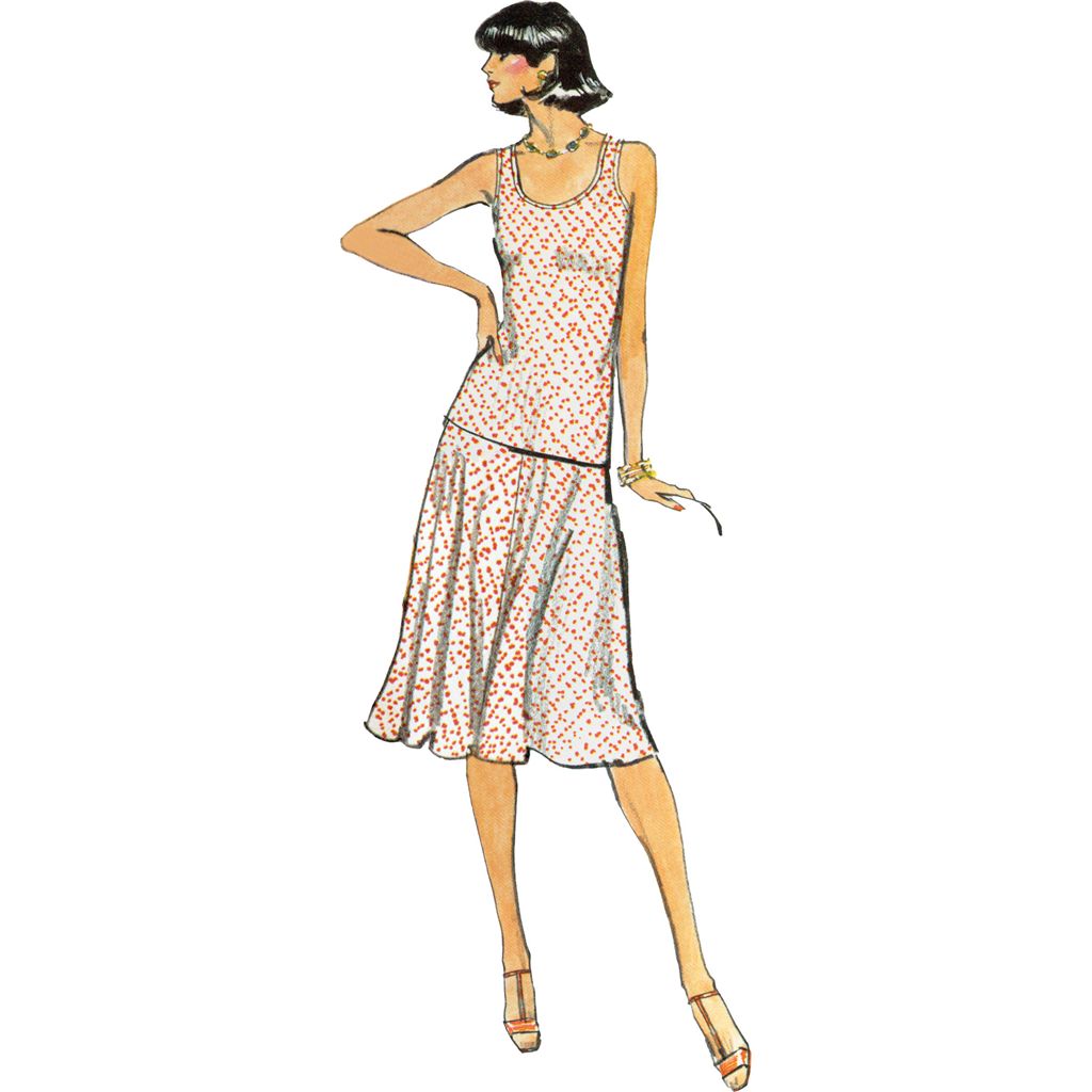 Vogue Pattern V2122 Misses Knit Jacket Belt Skirt and Top by Diane von Furstenberg 2122 Image 3 From Patternsandplains.com