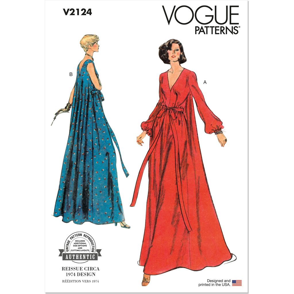 Vogue Pattern V2124 Misses Loungewear 2124 Image 1 From Patternsandplains.com