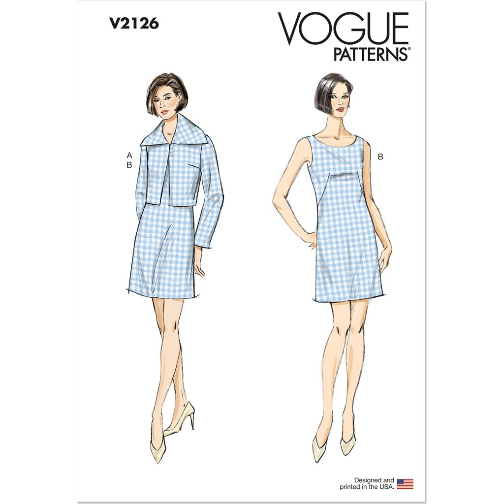 Vogue Pattern V2126 Misses and Miss Petite Jacket and Sheath Dress 2126 Image 1 From Patternsandplains.com