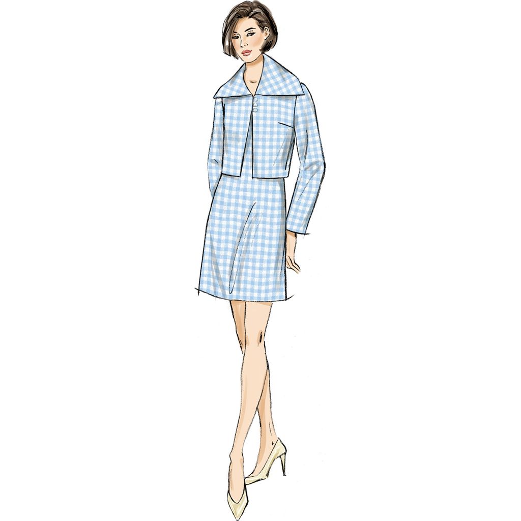 Vogue Pattern V2126 Misses and Miss Petite Jacket and Sheath Dress 2126 Image 4 From Patternsandplains.com