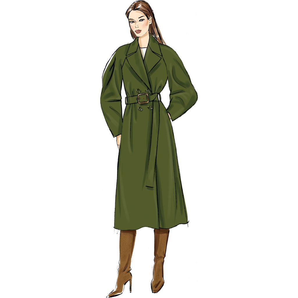 Vogue Pattern V2137 Misses Trench Coat and Belt 2137 Image 2 From Patternsandplains.com