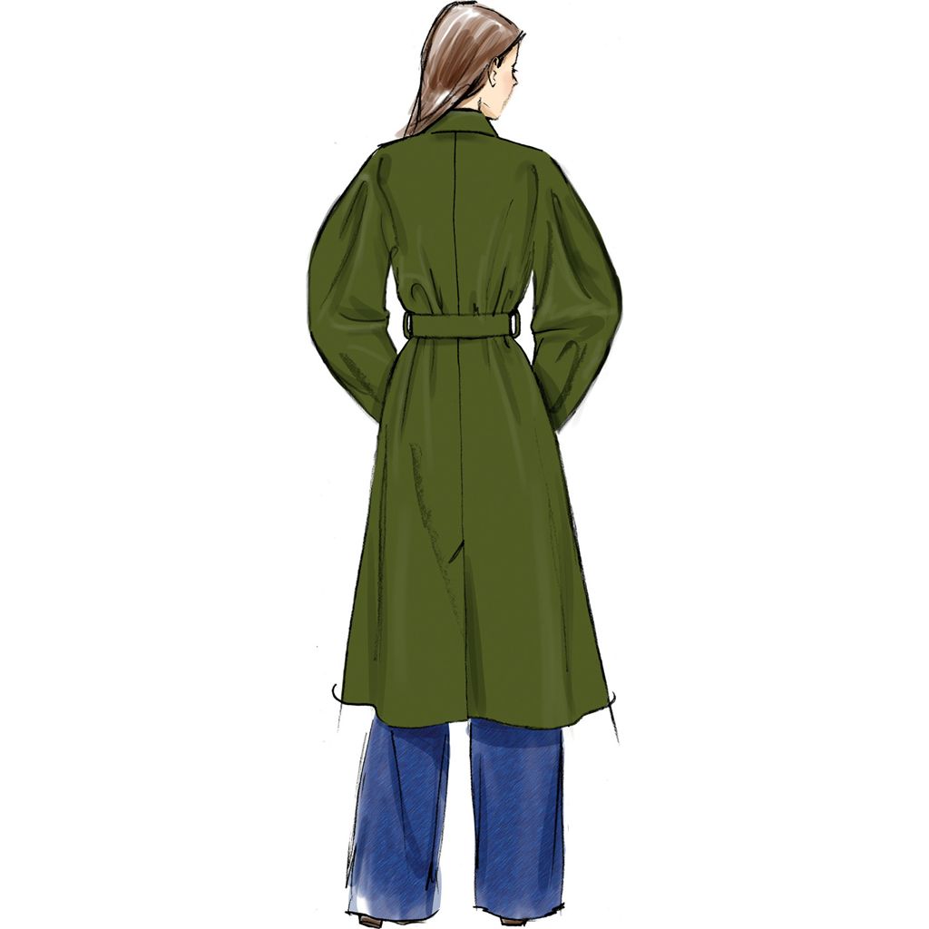 Vogue Pattern V2137 Misses Trench Coat and Belt 2137 Image 3 From Patternsandplains.com