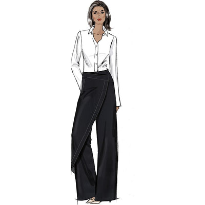 Vogue Pattern V2138 Misses Wrap Pants 2138 Image 4 From Patternsandplains.com