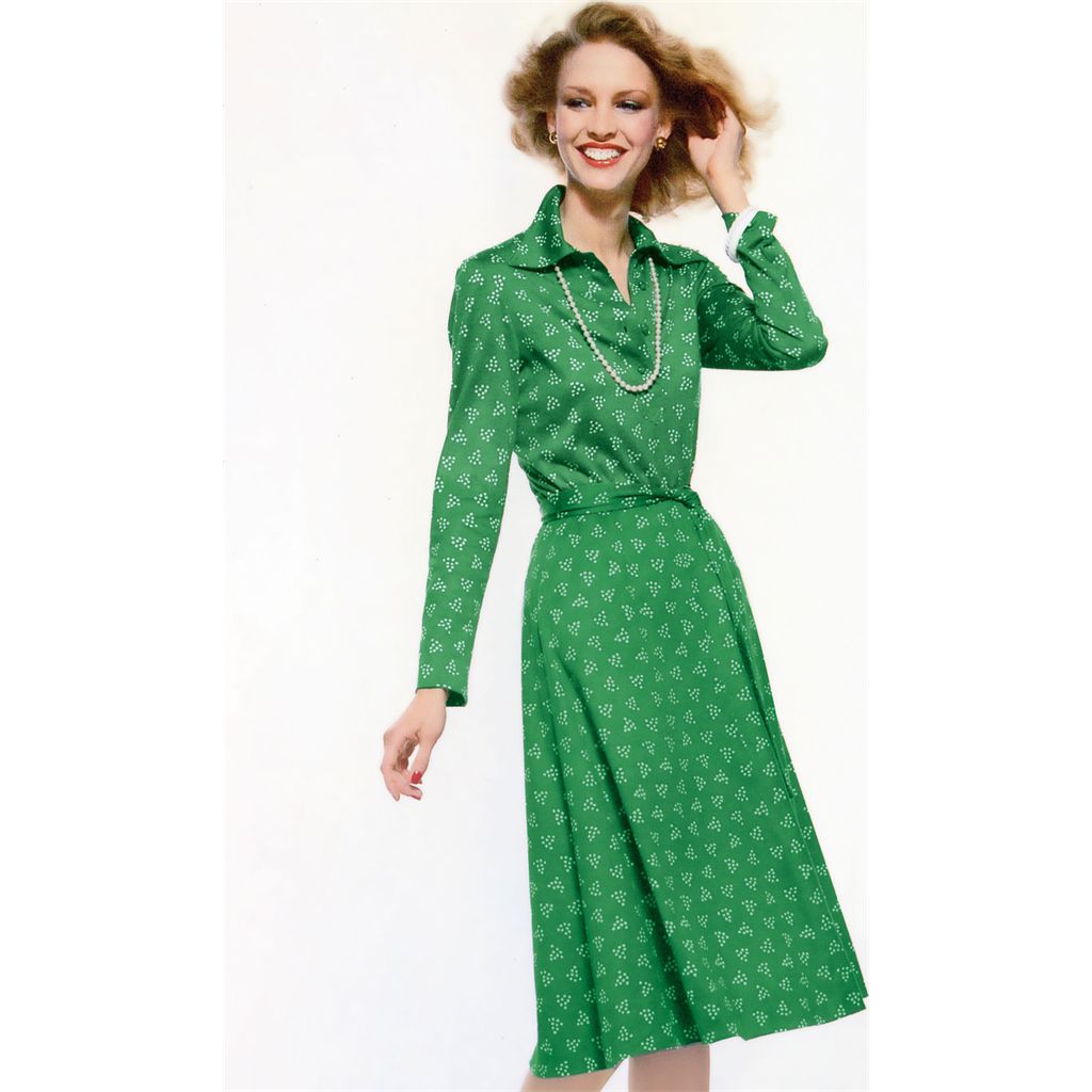 Vogue Pattern V2143 1970s Misses Vintage Knit Dress by Diane von Furstenberg 2143 Image 2 From Patternsandplains.com