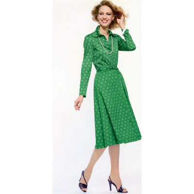 Vogue Pattern V2143 1970s Misses Vintage Knit Dress by Diane von Furstenberg 2143 Image 4 From Patternsandplains.com