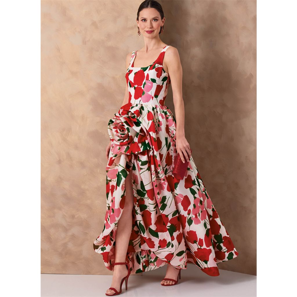 Vogue Pattern V2155 Misses High-Low Evening Gown 2155