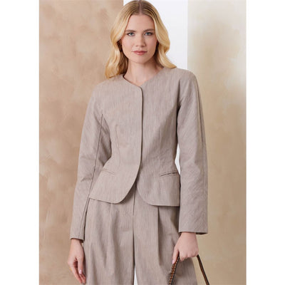 Vogue Pattern V2166 Misses Jacket and Pants 2166 Image 2 From Patternsandplains.com