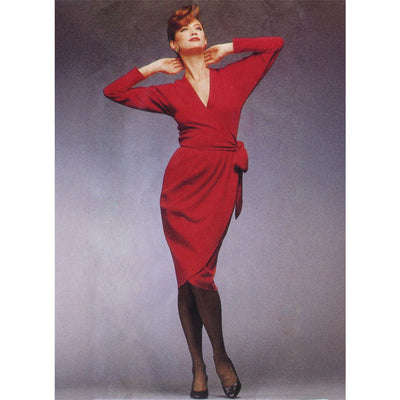 Vogue Pattern V2169 1980s Misses Vintage Wrap Dress by Diane von Furstenberg by Diane Von Furstenberg 2169 Image 2 From Patternsandplains.com