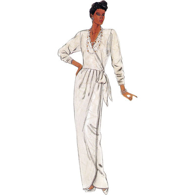Vogue Pattern V2169 1980s Misses Vintage Wrap Dress by Diane von Furstenberg by Diane Von Furstenberg 2169 Image 3 From Patternsandplains.com