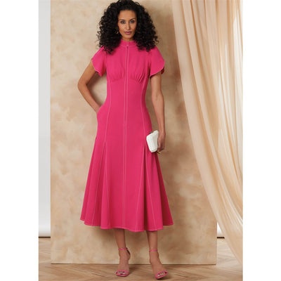 Vogue Pattern V2172 Misses Dress With Sleeve And Length Variations 2172 Image 2 From Patternsandplains.com