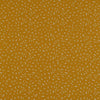 Arizona - Mustard Yellow Ticker Tape, Single Jersey Cotton Elastane Print Fabric Main Image from Patternsandplains.com