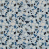 Arizona - Soft Blue Terrazzo Cotton Elastane Single Jersey Fabric Main Image from Patternsandplains.com