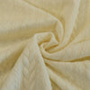 Bergen - Cream Aran Cables Double Jersey Blister Fabric Detail Swirl Image from Patternsandplains.com