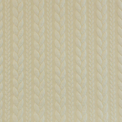 Bergen - Cream Aran Cables Double Jersey Blister Fabric Main Image from Patternsandplains.com