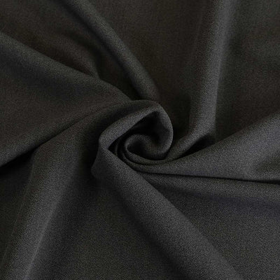 Bloomsbury - Grey Mix Crepe Stretch Woven Suiting Fabric Detail Swirl Image from Patternsandplains.com