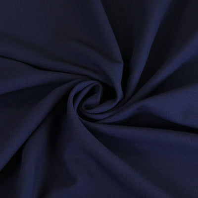 Bloomsbury - Light Navy Crepe Stretch Woven Suiting Fabric Detail Swirl Image from Patternsandplains.com