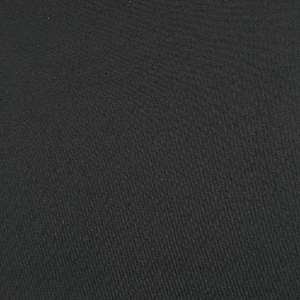 Camas - Black Viscose Elastane Single Jersey Fabric Main Image from Patternsandplains.com