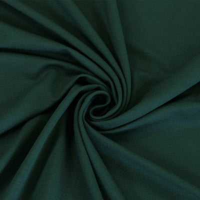 Camas - Pine Green Viscose Elastane Single Jersey Fabric Detail Swirl Image from Patternsandplains.com