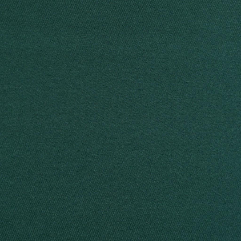 Camas - Pine Green Viscose Elastane Single Jersey Fabric Main Image from Patternsandplains.com
