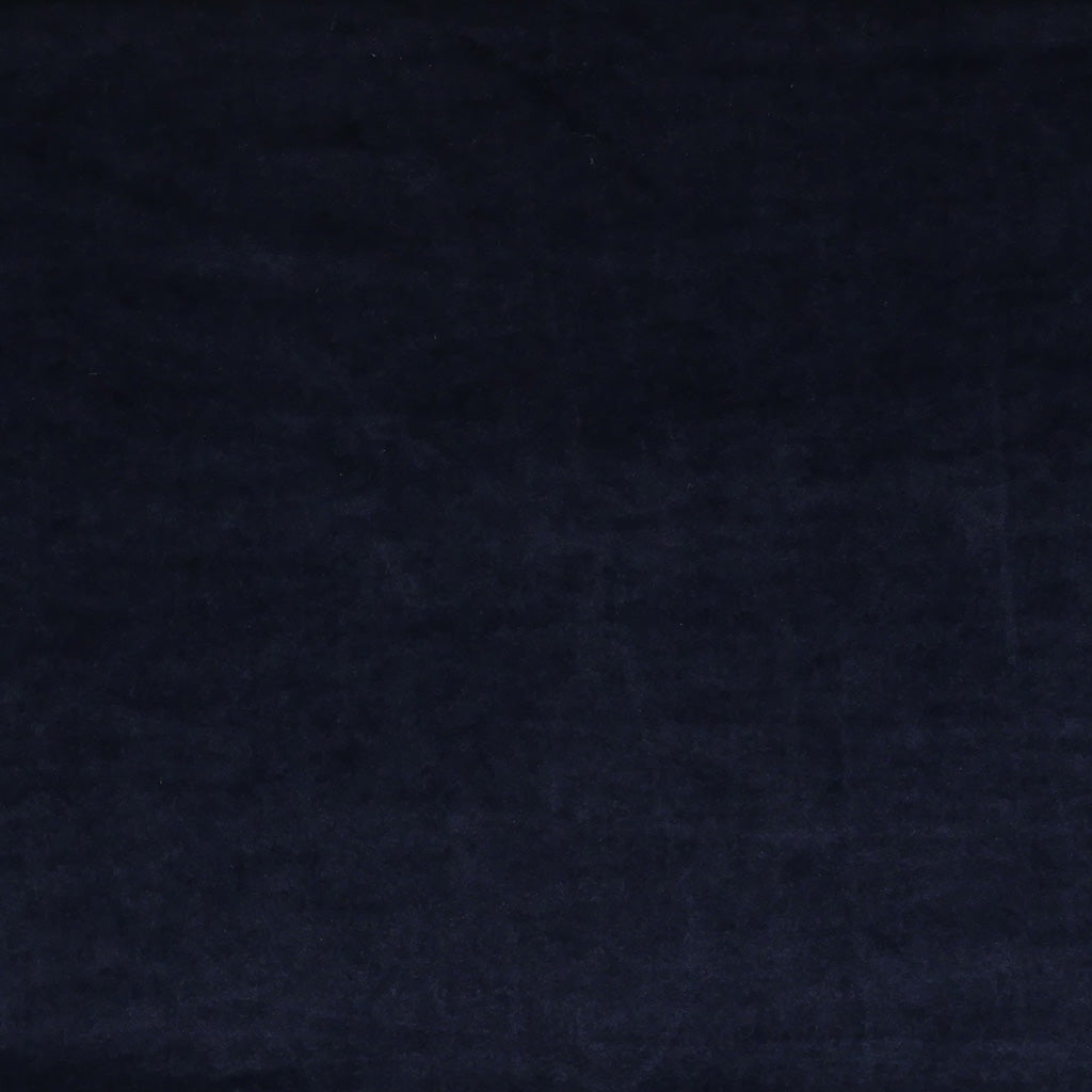 Carlotta Navy Stretch Panne Velvet Jersey Fabric from John Kaldor Main Image from Patternsandplains.com