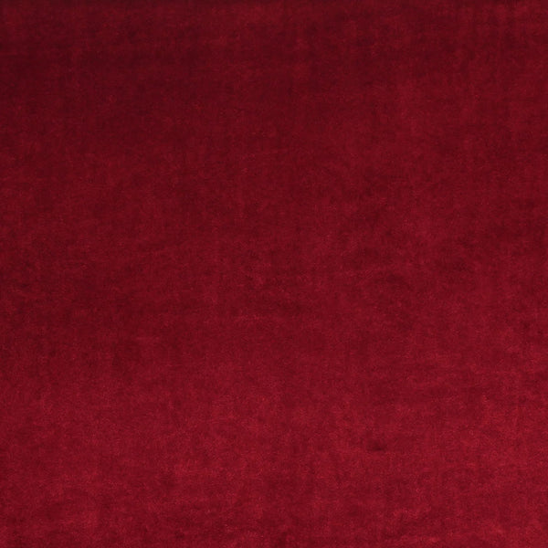 Carlotta Wine Red Stretch Panne Velvet Jersey Fabric from John Kaldor -  Patterns and Plains