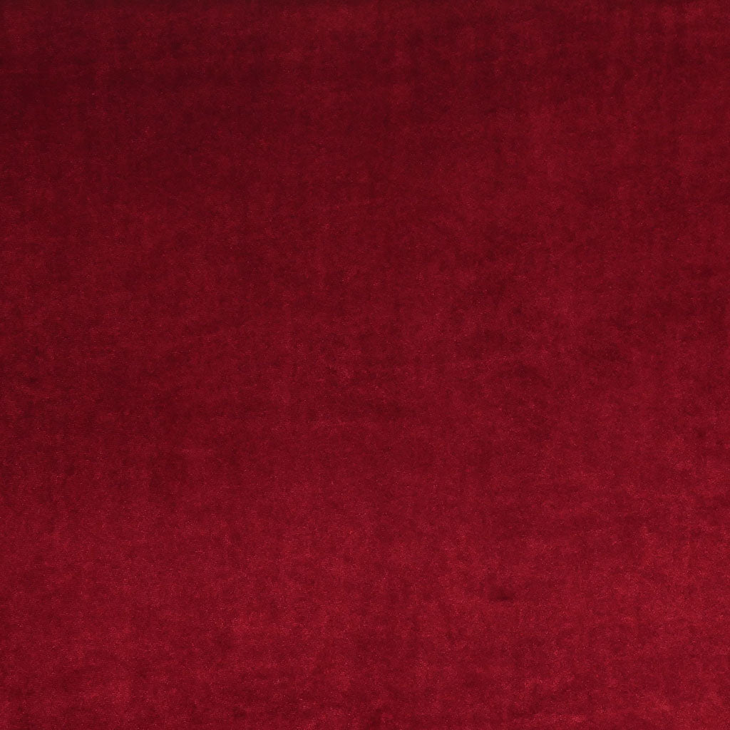 Carlotta Wine Red Stretch Panne Velvet Jersey Fabric from John Kaldor Main Image from Patternsandplains.com
