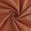 Carolina - Dark Peach, Geometric Embroidered Cotton Woven Fabric Detail Swirl Image from Patternsandplains.com